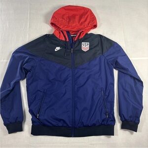 Nike Jacket Mens Medium USA National Team Soccer Windbreaker CI9991-421